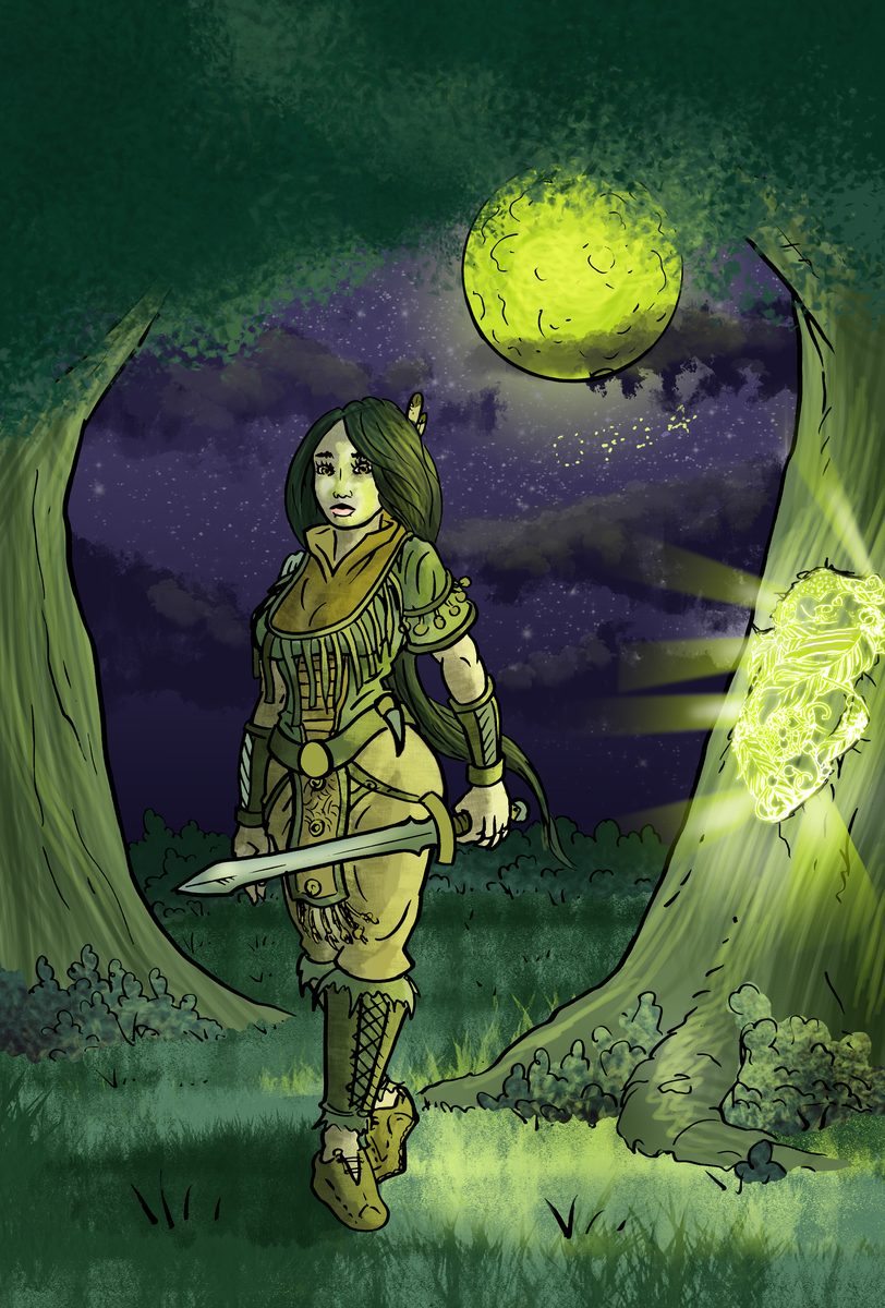 Desanya — Native American woman character art by Desanya Studio
