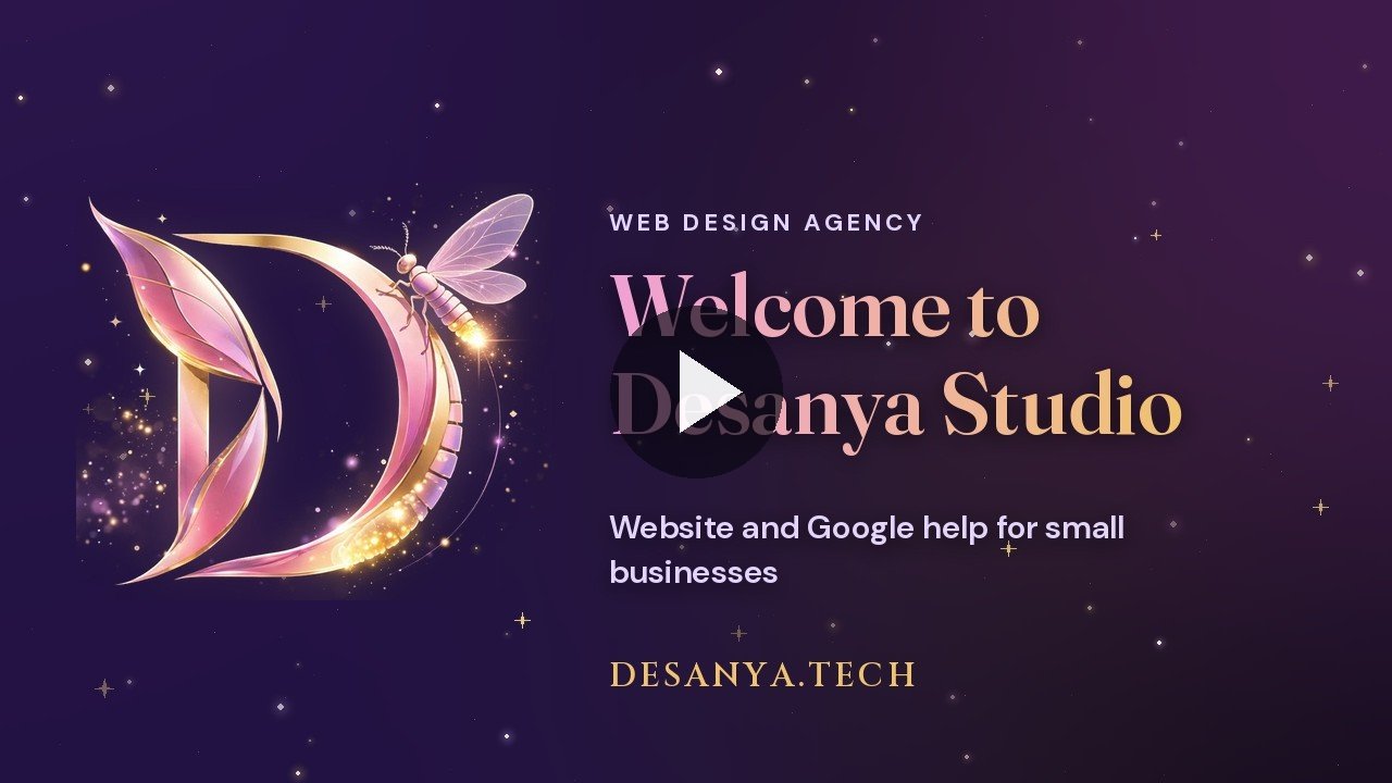 Welcome to Desanya Studio: Web Design for Small Businesses